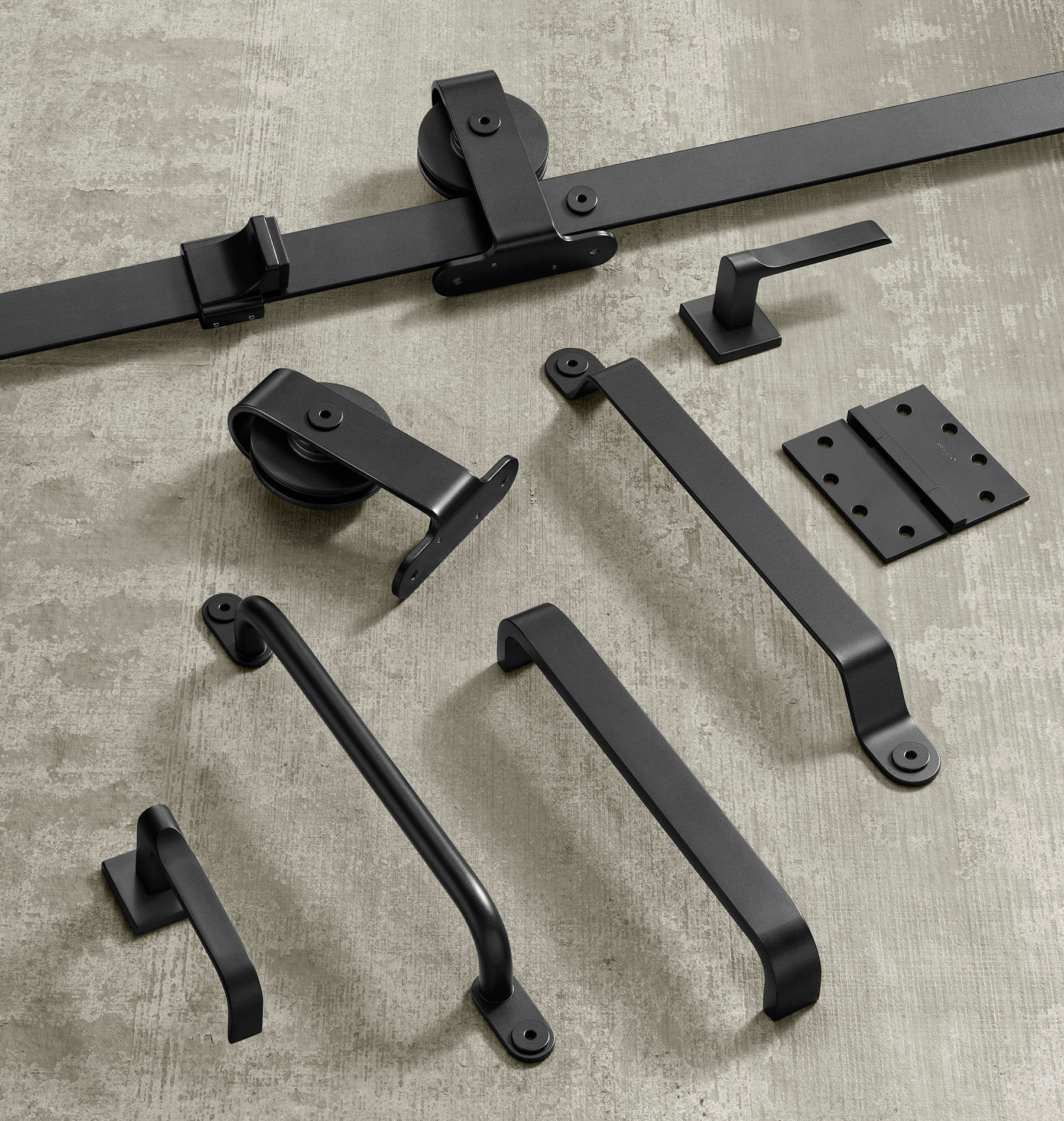 Flat Track Sliding Barn Door Hardware PEMKO